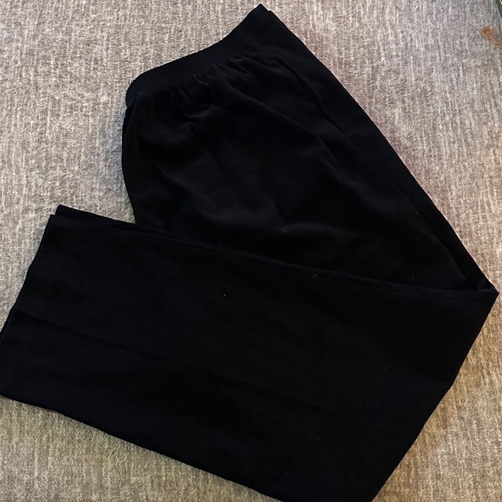 Penningtons Black velvet Wide Leg Pants